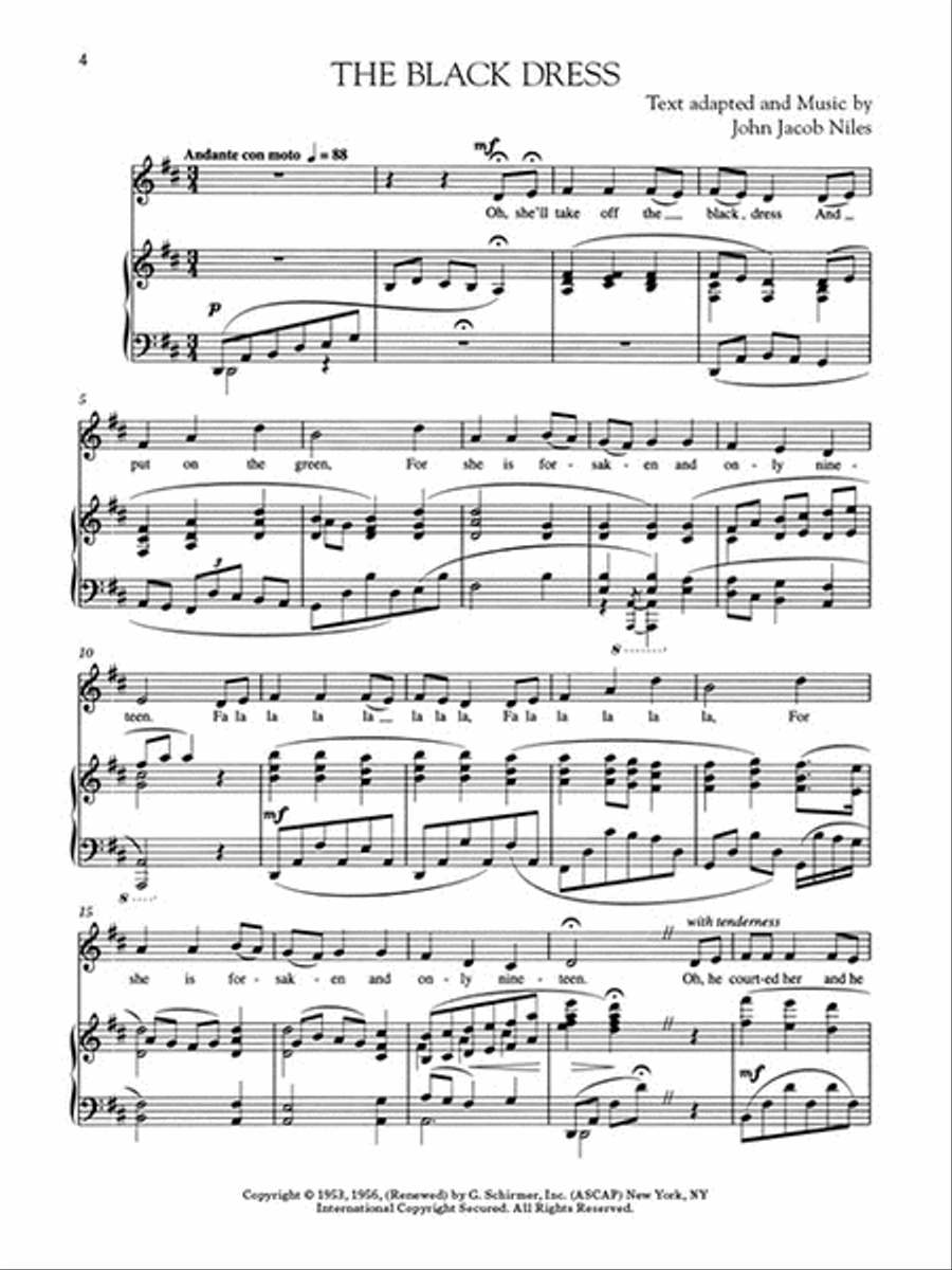 Introduction to Art Song for Baritone/Bass Voice Solo scores gallery preview page 4