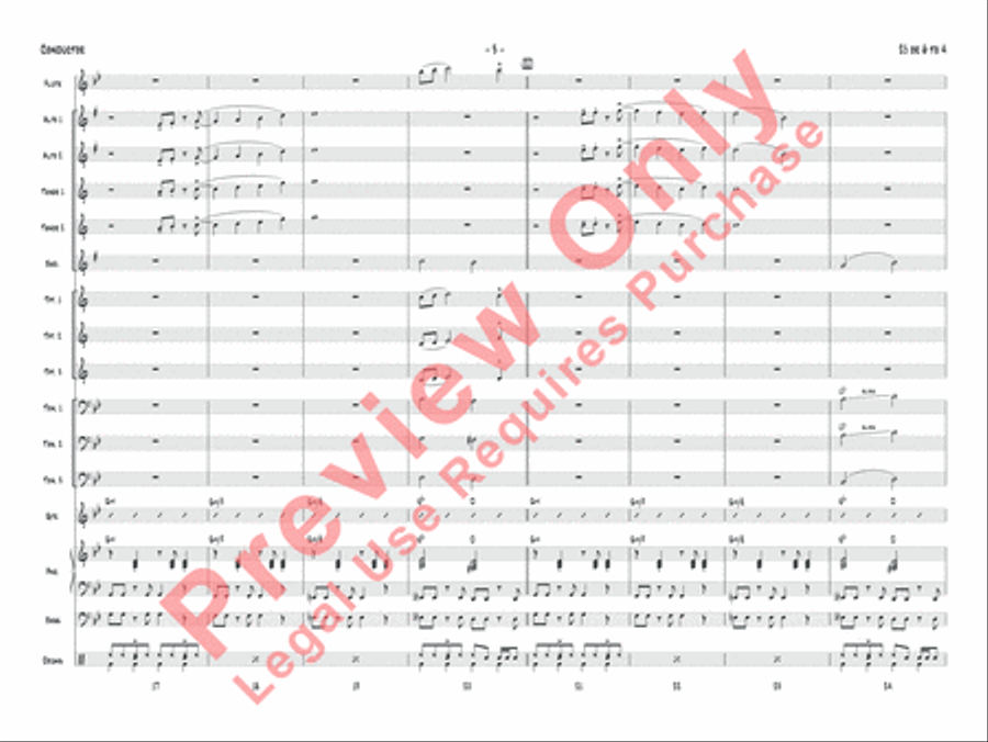 25 or 6 to 4 Jazz Ensemble scores gallery preview page 6