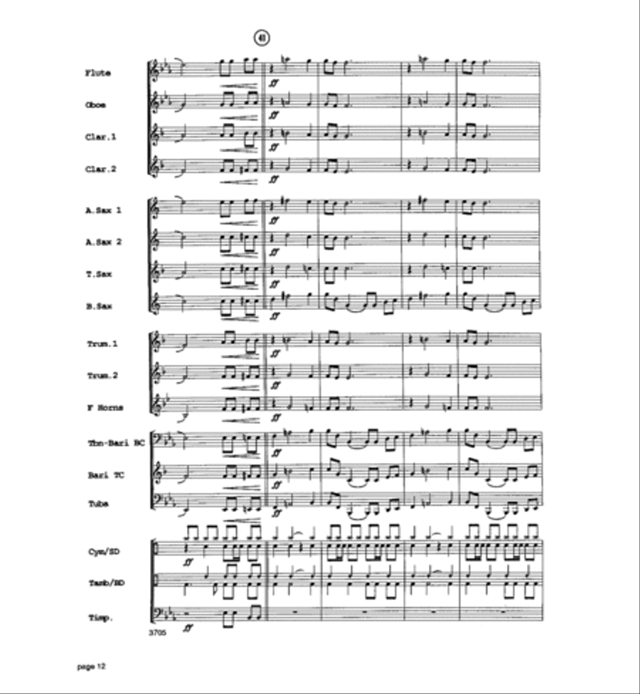 Joy To the World Joy To the World Concert Band scores gallery preview page 13