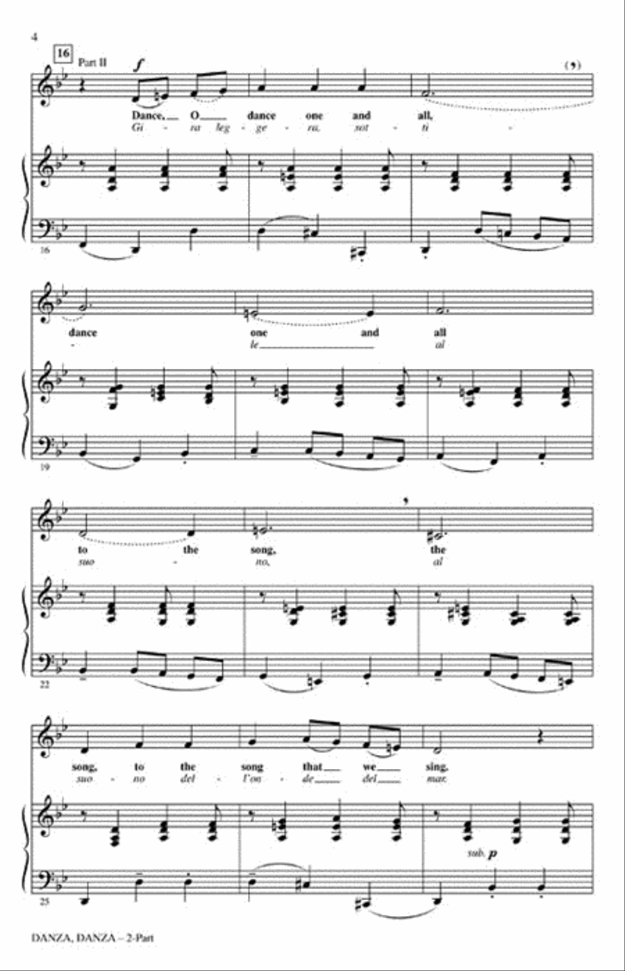 Danza, Danza 2-Part scores gallery preview page 3
