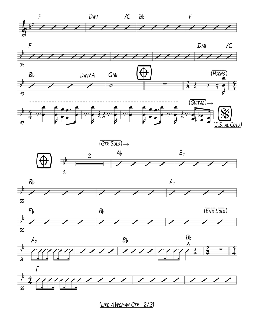 Man! I Feel Like A Woman! Jazz Ensemble scores gallery preview page 4