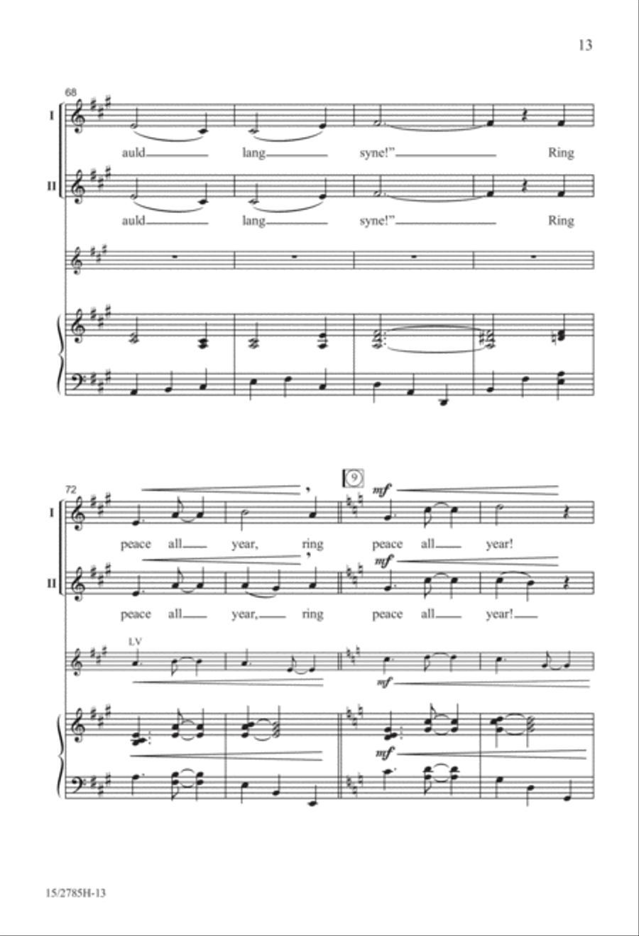 Ringing in the New Year Ringing in the New Year 2-Part scores gallery preview page 14
