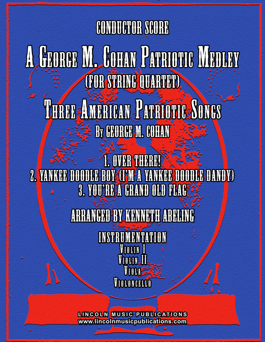 A Patriotic Medley by George M. Cohan (for String Quartet) String Quartet scores gallery preview page 1