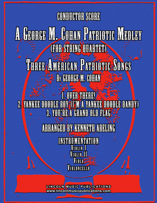 Book cover for A Patriotic Medley by George M. Cohan (for String Quartet)