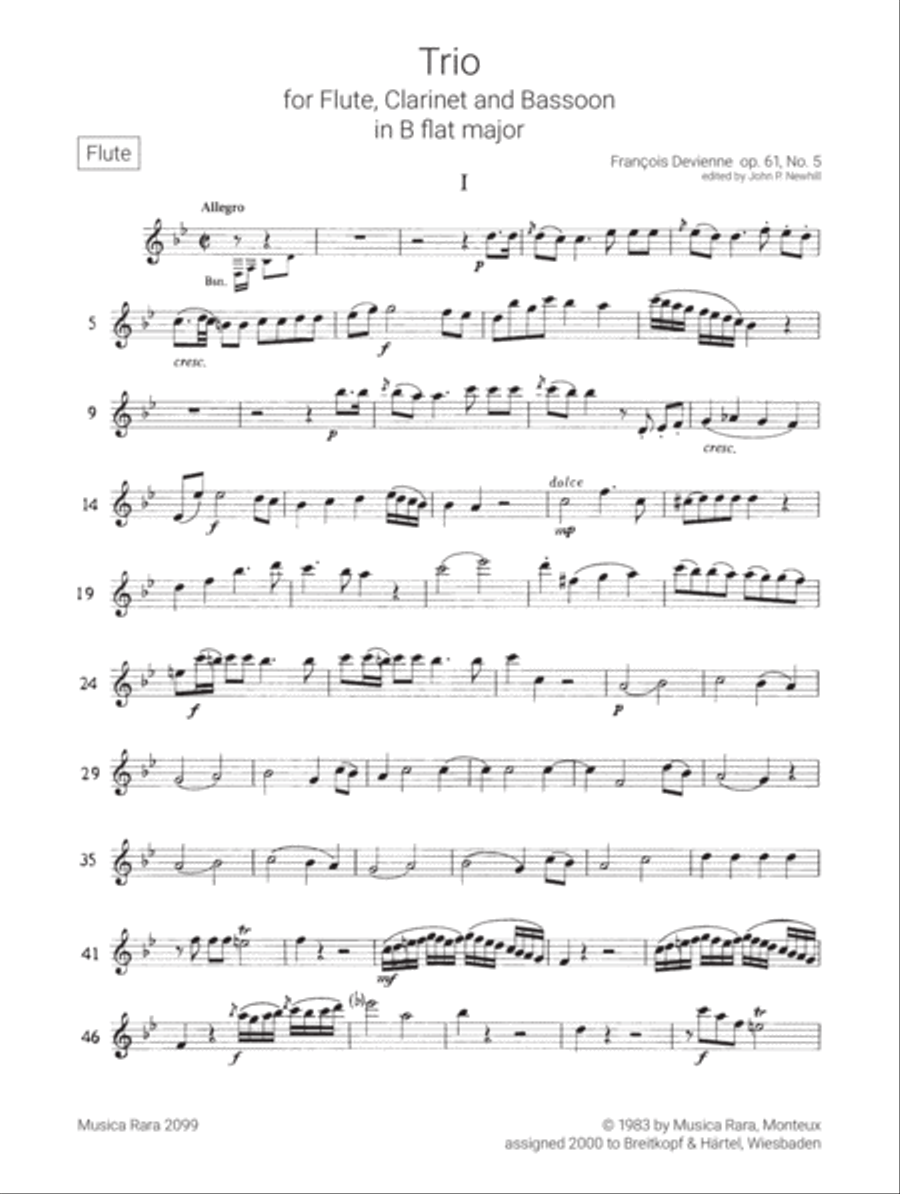 Trios Op. 61 Trios Op. 61 Bassoon scores gallery preview page 2
