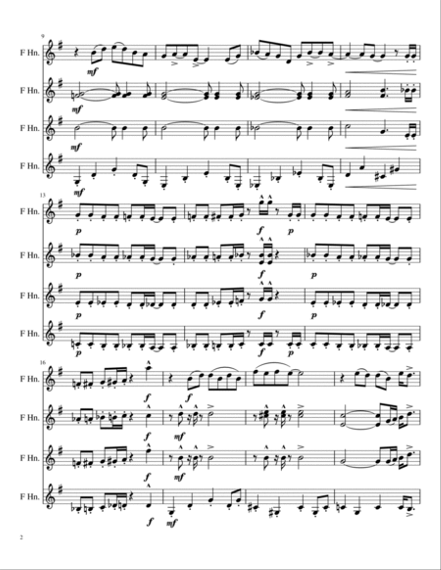 Sir Duke Brass Ensemble scores gallery preview page 2