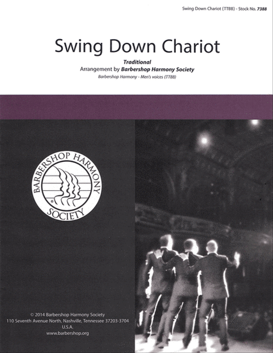 Swing Down Chariot TTBB scores gallery preview page 1