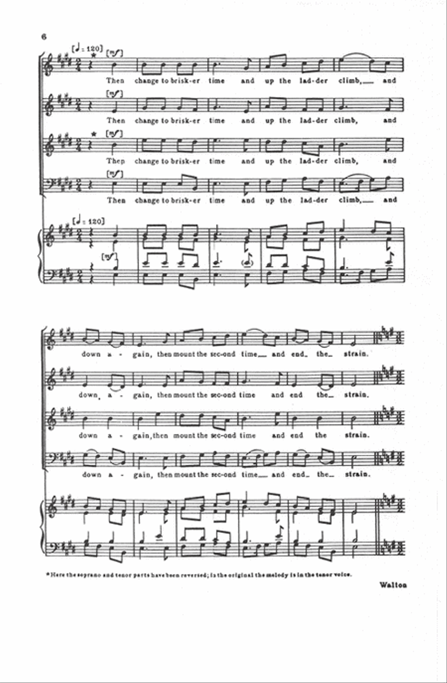 Modern Music 4-Part scores gallery preview page 6