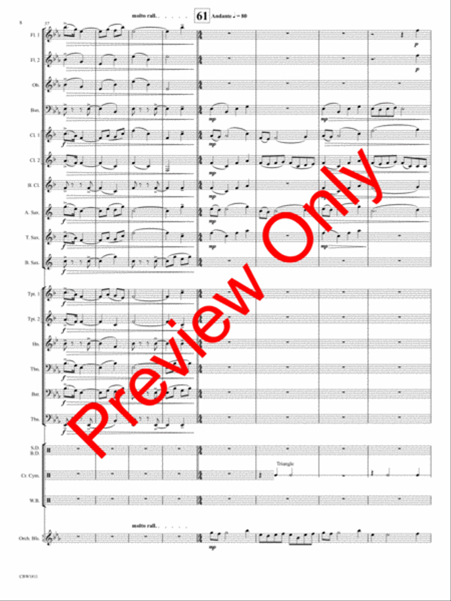 Western Legends Concert Band scores gallery preview page 11