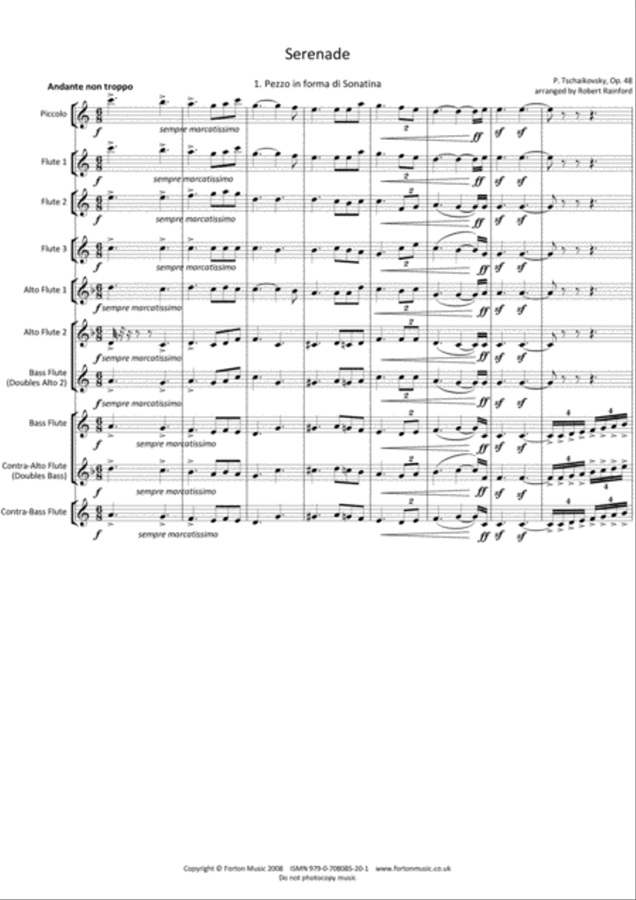 Serenade Flute Choir scores gallery preview page 2