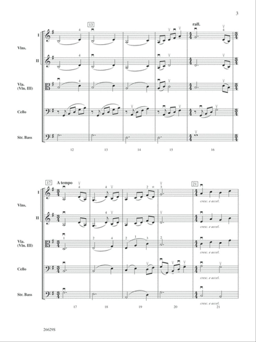 Platoon Swims (from Flags of Our Fathers): Score String Orchestra scores gallery preview page 3