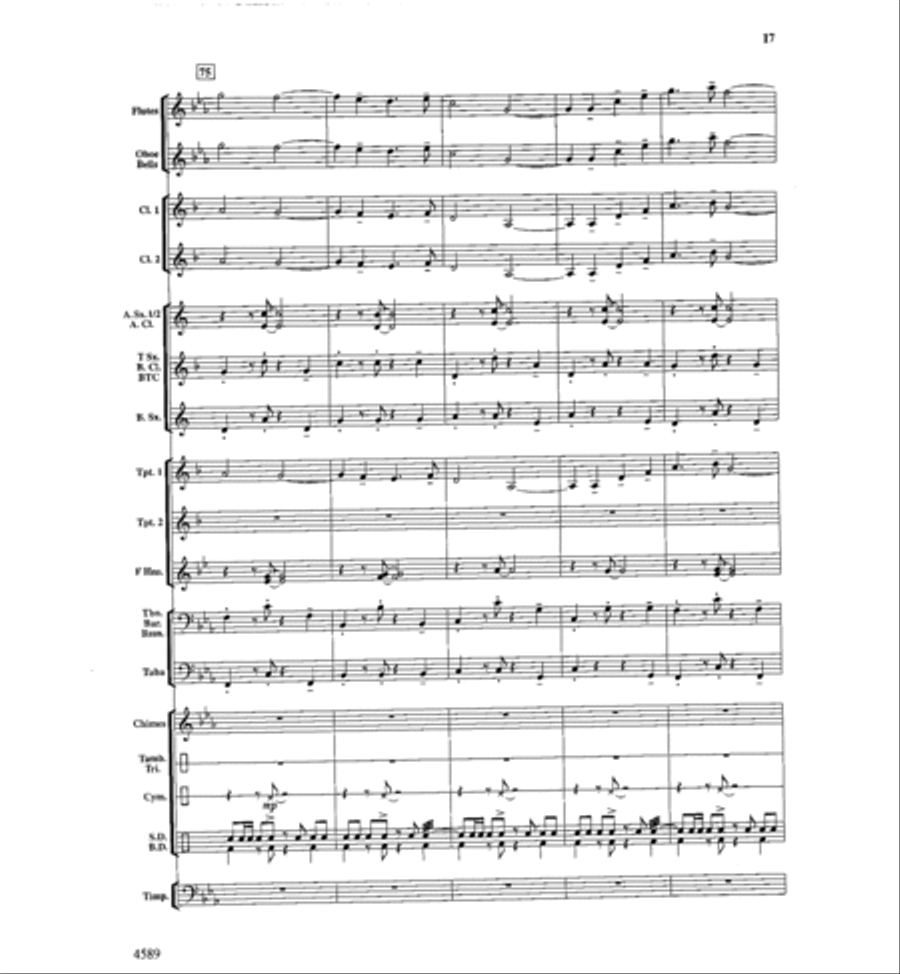 Copper Mountain Legend Concert Band scores gallery preview page 18