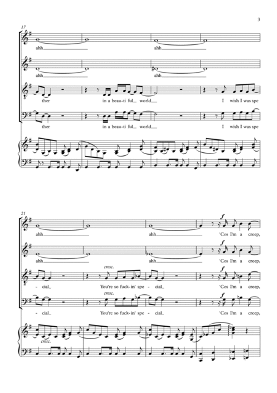 Creep Creep 4-Part scores gallery preview page 3