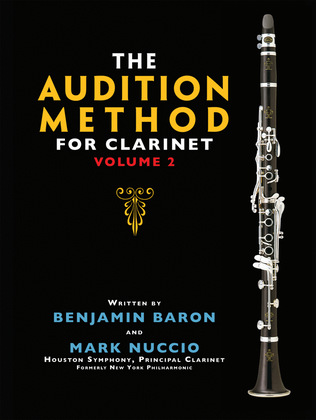 Book cover for The Audition Method for Clarinet - Volume 2