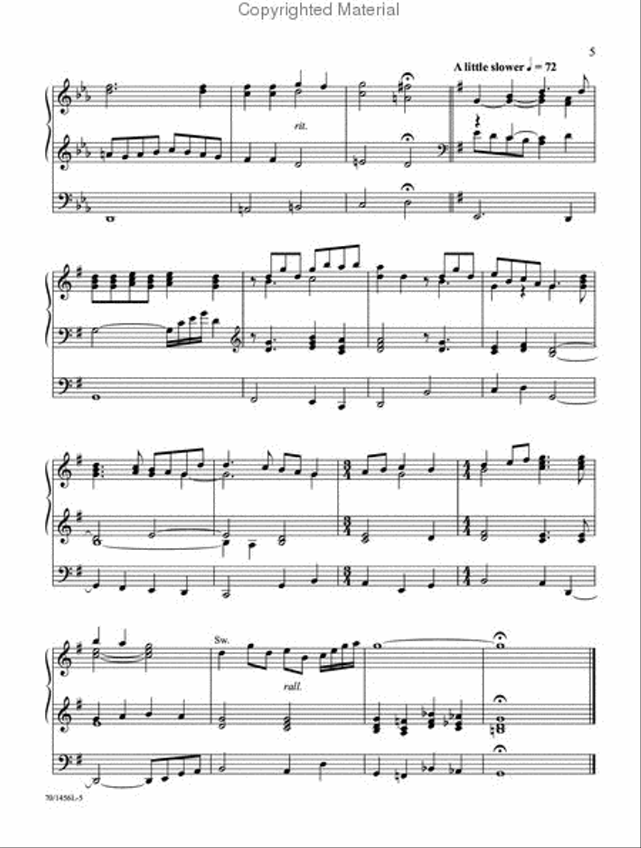 Carols Before, Carols After Organ Solo scores gallery preview page 4
