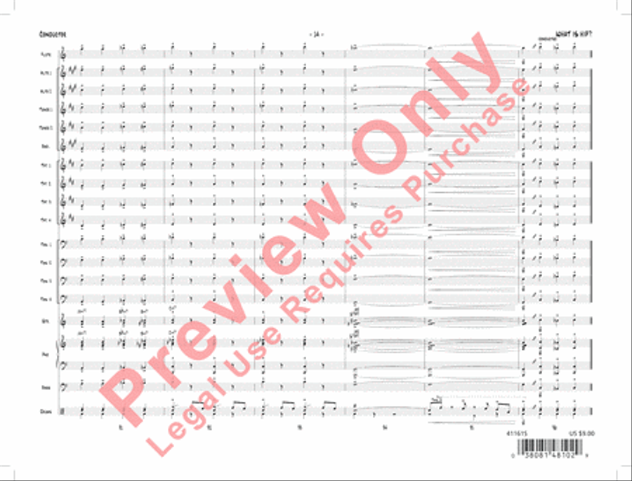 What Is Hip What Is Hip Jazz Ensemble scores gallery preview page 17