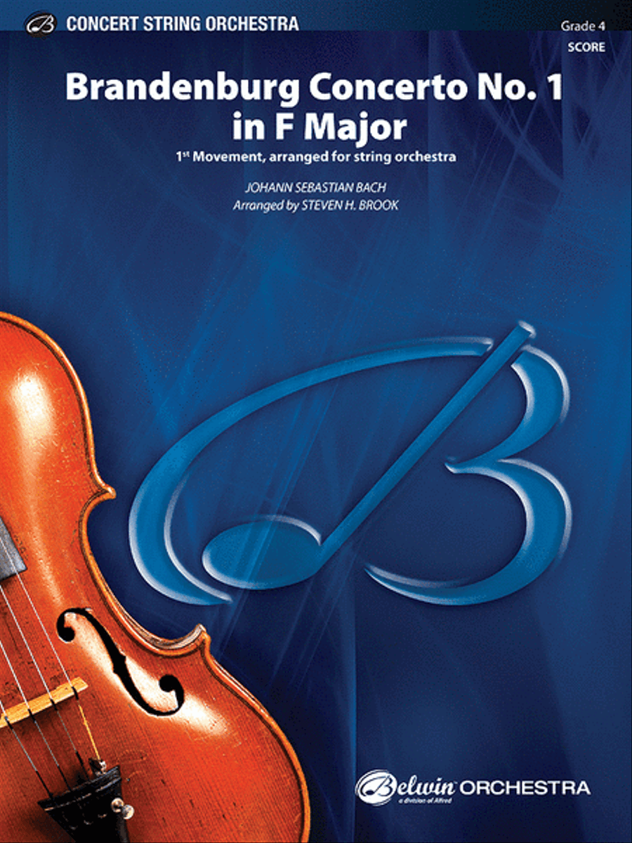 Brandenburg Concerto No. 1 in F Major String Orchestra scores gallery preview page 1