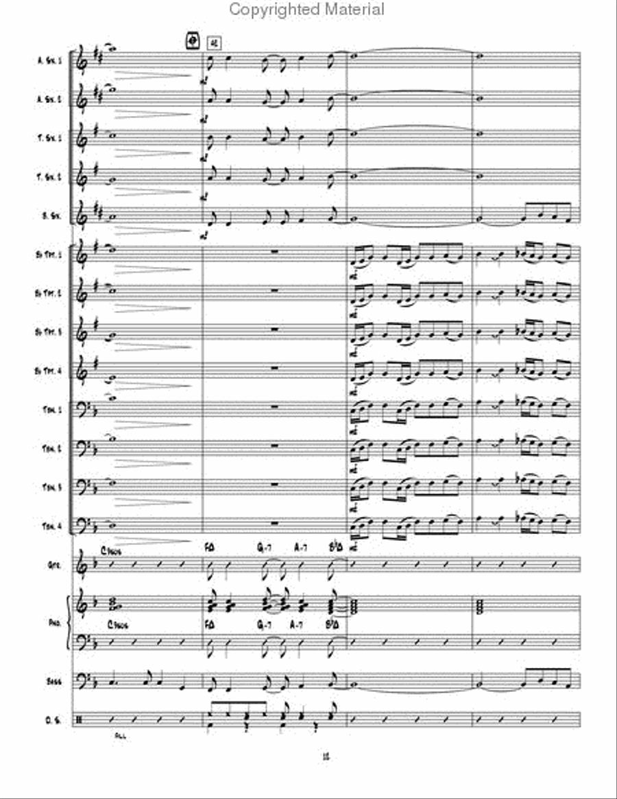 Man Ain't Said My Name Man Ain't Said My Name Jazz Ensemble scores gallery preview page 13