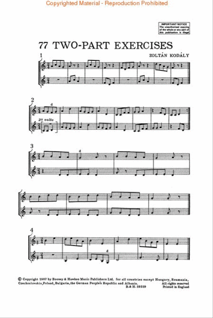 77 Two-Part Exercises 2-Part scores gallery preview page 2