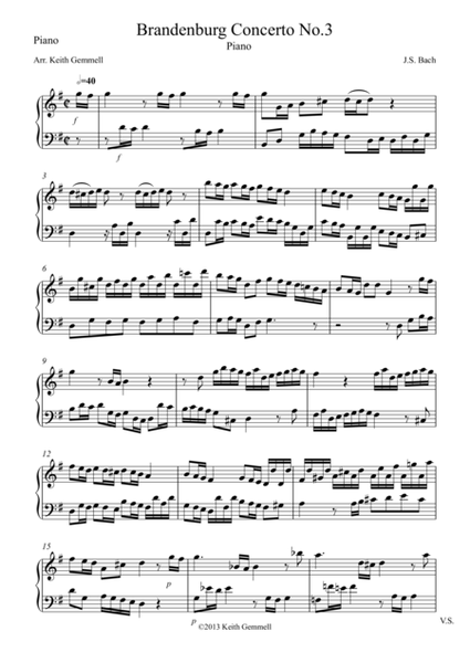 Brandenburg Concerto No. 3: Piano image number null
