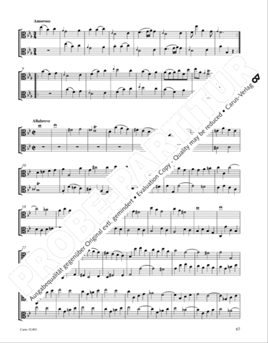 Gesamtausgabe Band 3 (Kammermusik: Duette, Solo- und Triosonaten) Score scores gallery preview page 88