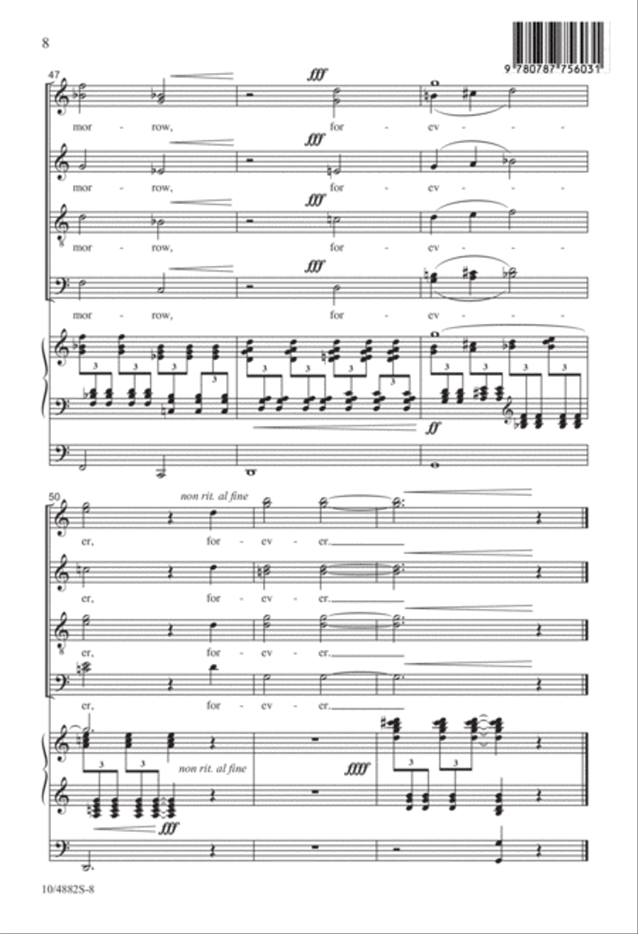 Give All to Love 4-Part scores gallery preview page 8