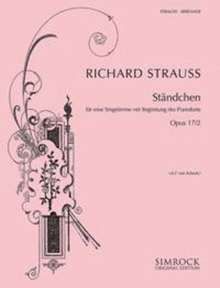 Book cover for Six Songs op. 17-2
