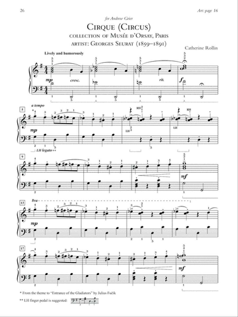 Museum Masterpieces, Book 2 Piano Solo scores gallery preview page 8