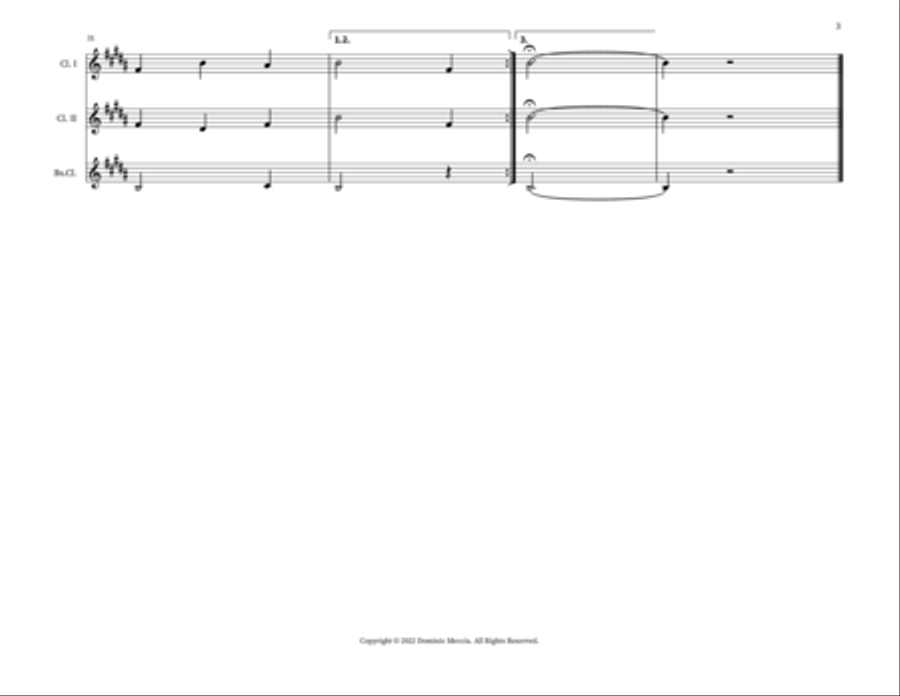 Llwyn On (The Ash Grove) Llwyn On (The Ash Grove) Small Ensemble scores gallery preview page 3