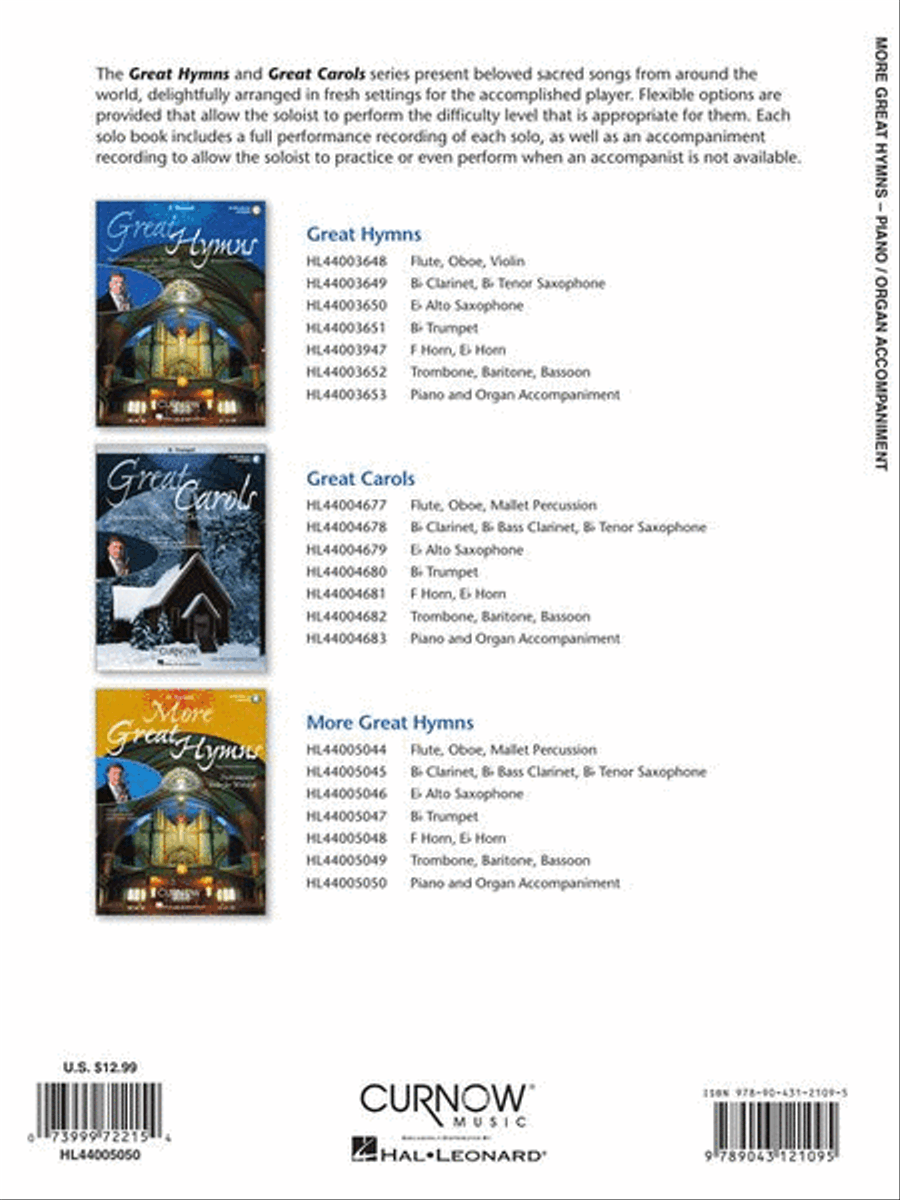 More Great Hymns More Great Hymns Piano Accompaniment scores gallery preview page 8