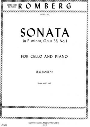 Book cover for Sonata in e minor