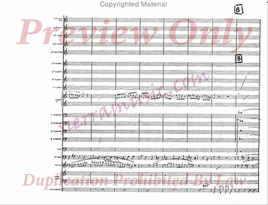 Invention For Guitar And Trumpet Jazz Ensemble scores gallery preview page 4