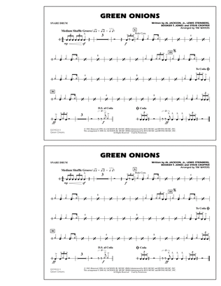 Green Onions - Snare Drum