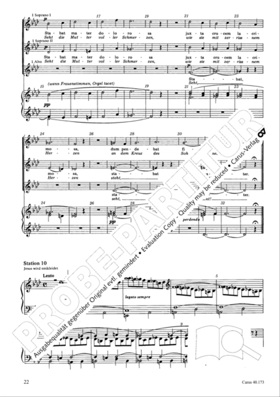 Via crucis 4-Part scores gallery preview page 23