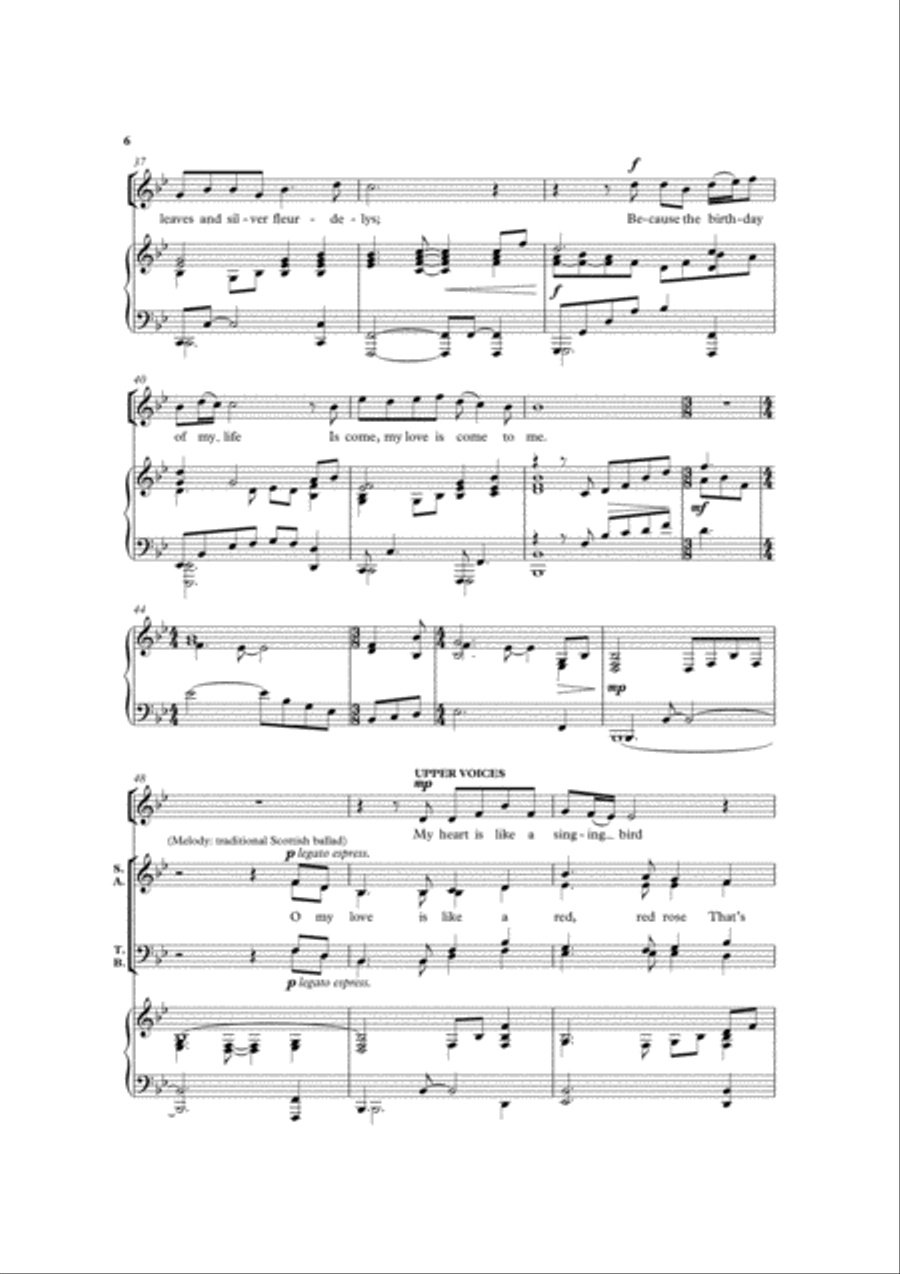Like a Singing Bird Like a Singing Bird SSA scores gallery preview page 5