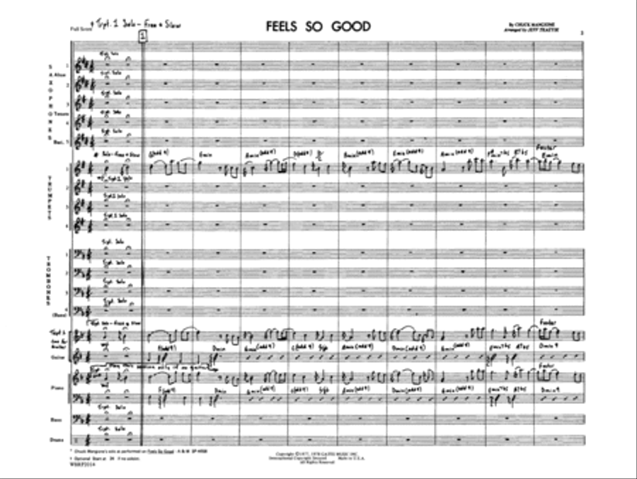Feels So Good: Score Jazz Ensemble scores gallery preview page 3