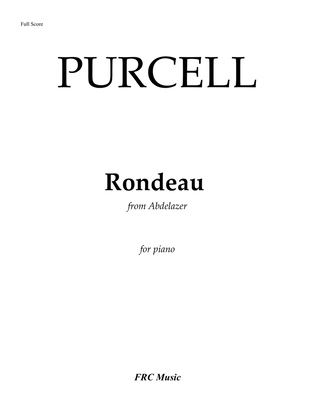 Purcell: Rondeau from Abdelazer for Easy Piano
