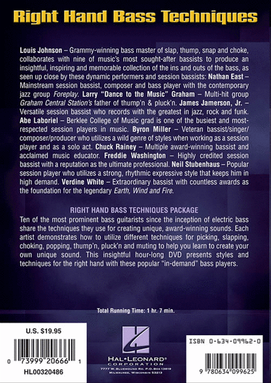 Right Hand Bass Techniques DVD scores gallery preview page 2