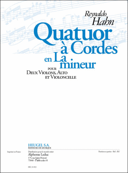 Quatuor A Cordes En La Mineur (18