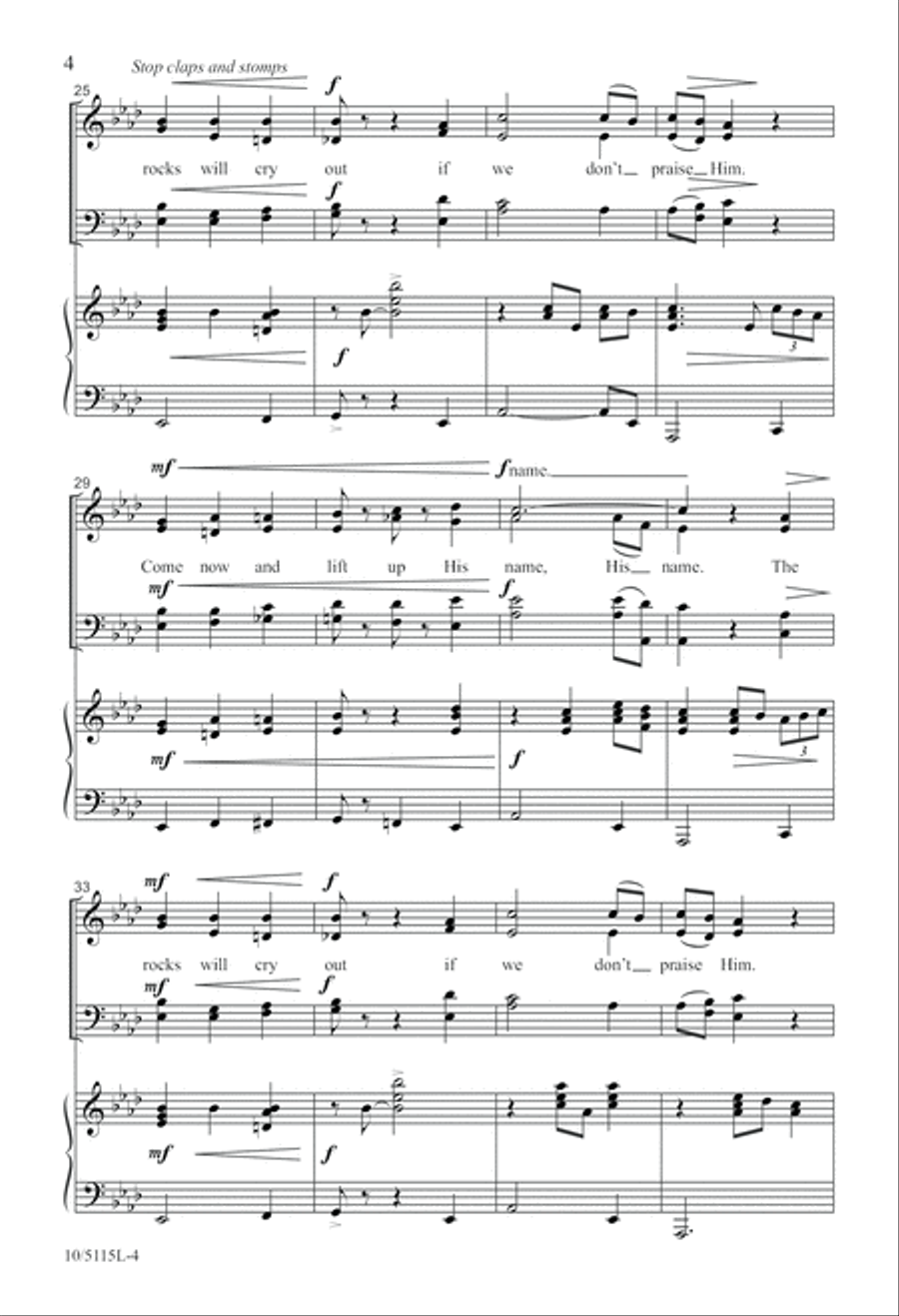 Day to Sing Hosanna Day to Sing Hosanna 4-Part scores gallery preview page 4