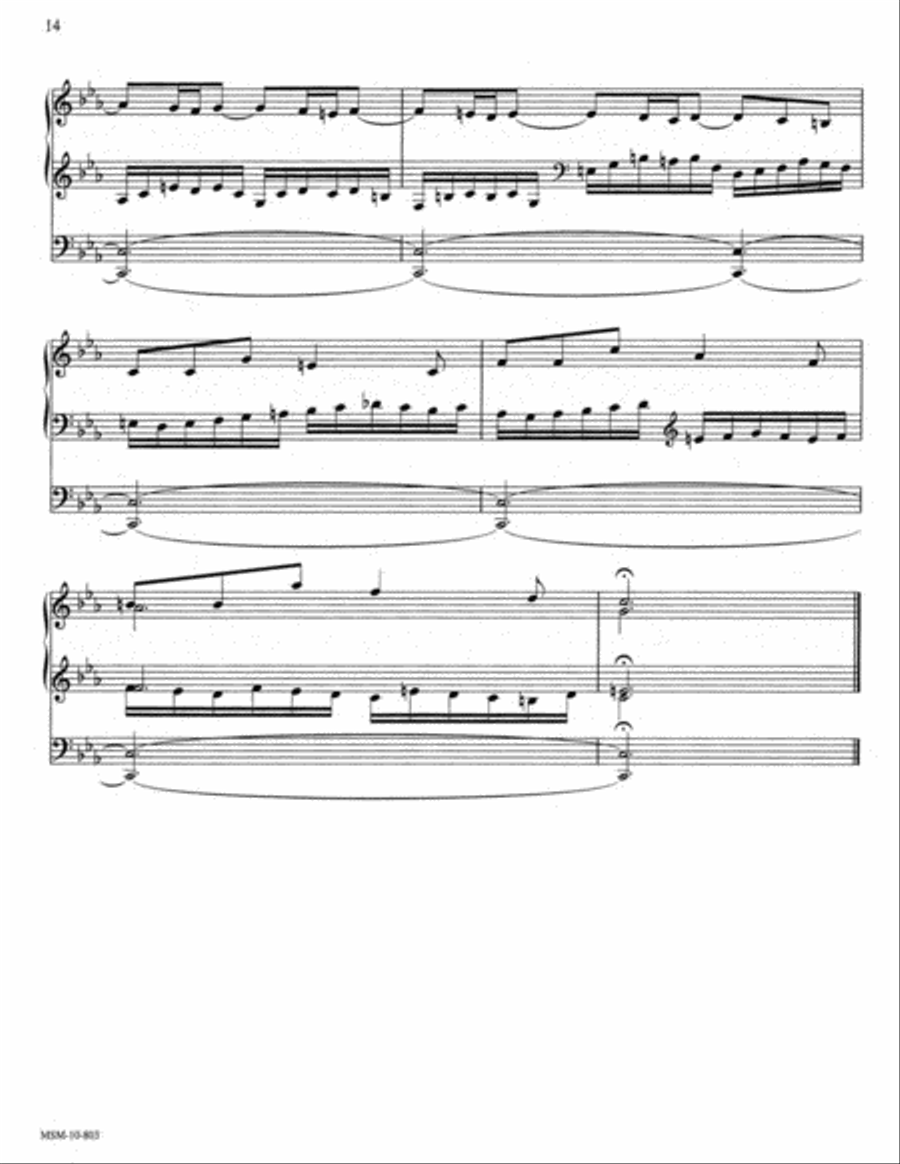 Improvisations on Reformation Hymns Organ scores gallery preview page 7