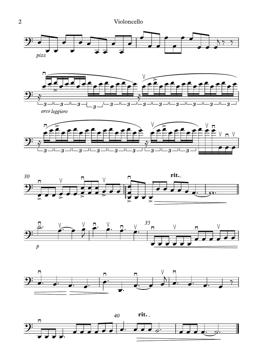 Kissing You String Quartet scores gallery preview page 2