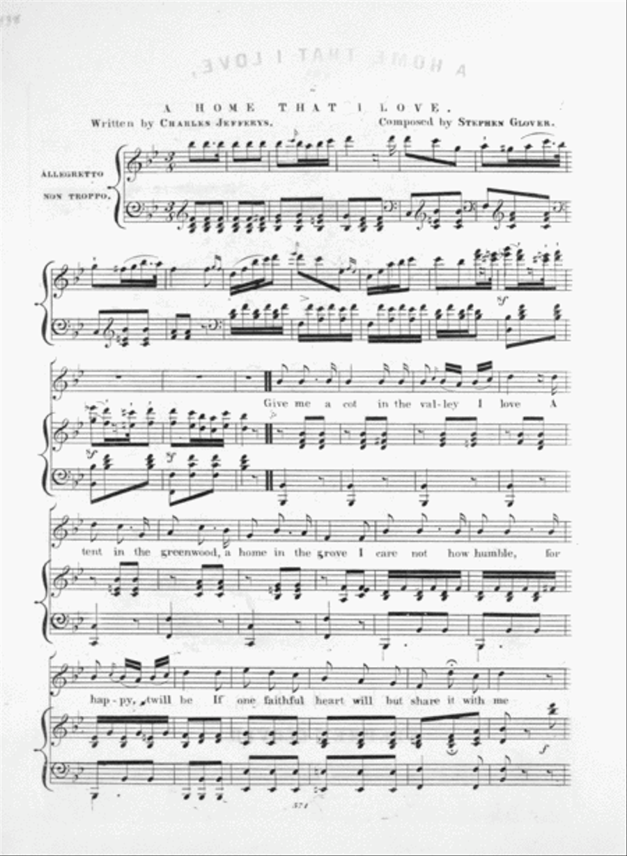 A Home That I Love Voice scores gallery preview page 2