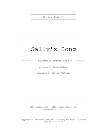 Sally's Song image number null