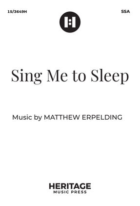 Book cover for Sing Me to Sleep