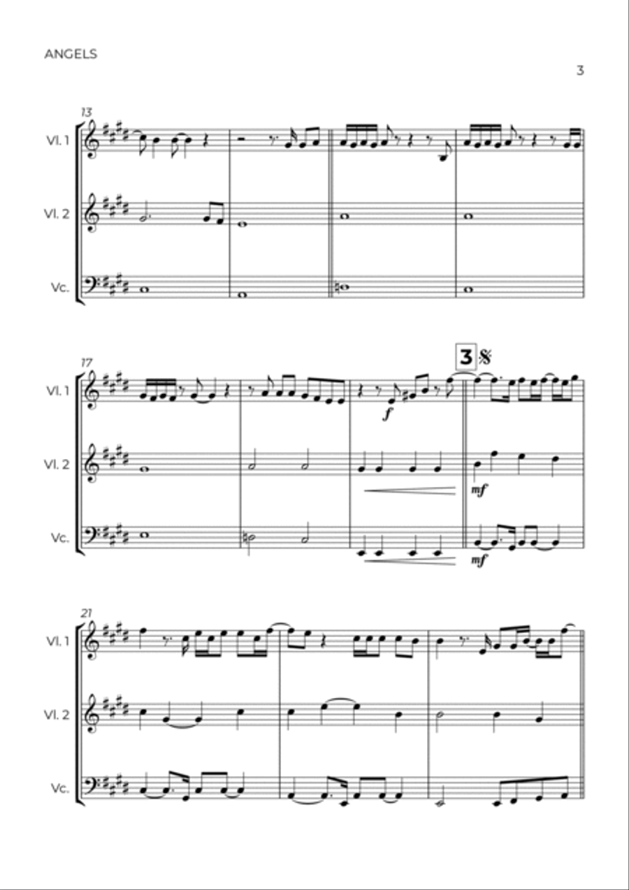 Angels String Trio scores gallery preview page 3