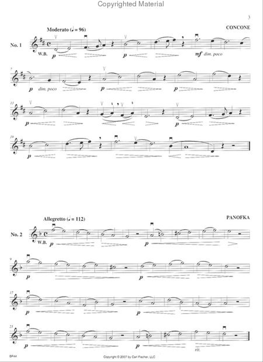 Studies in Lyricism Violin scores gallery preview page 2
