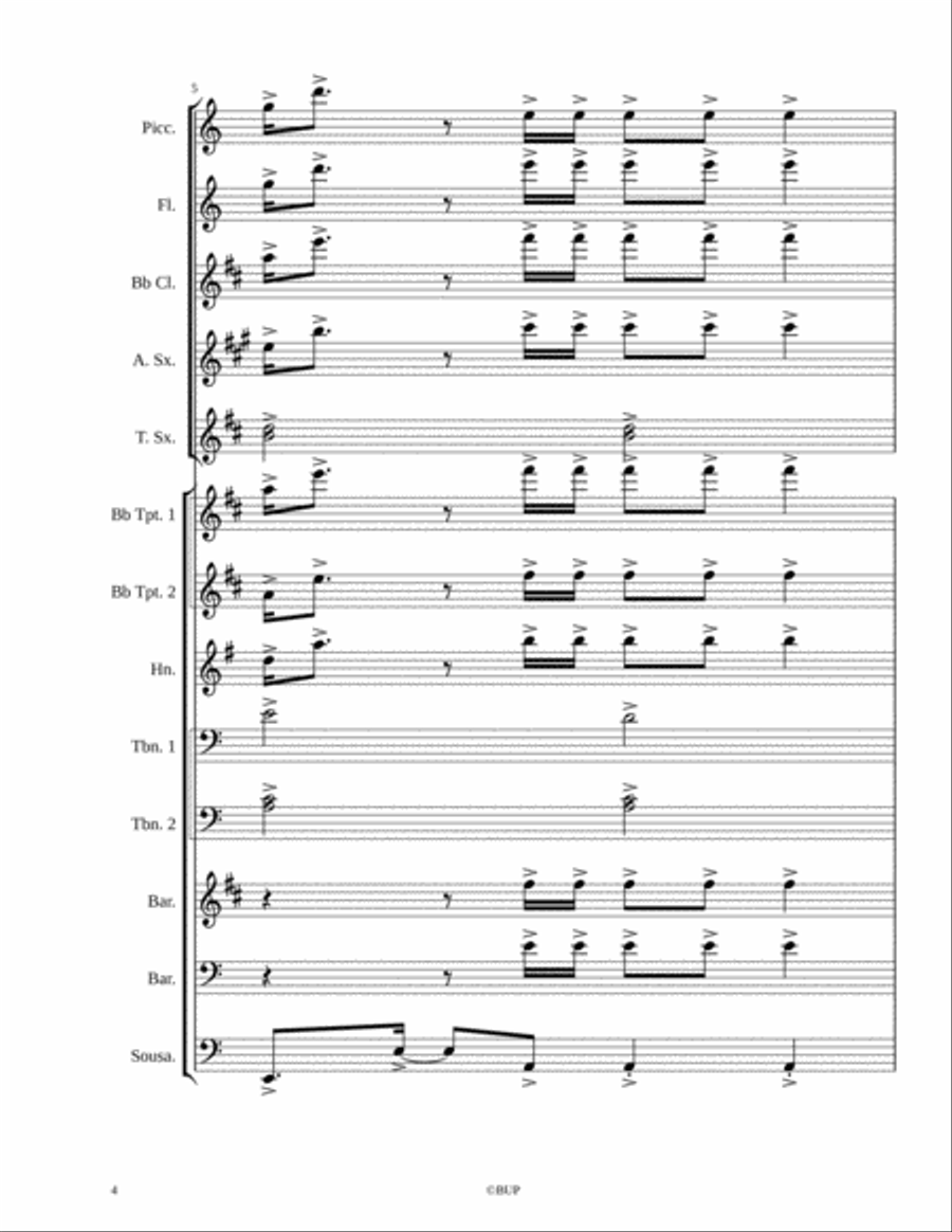 Drake-After Dark Drake-After Dark Marching Band scores gallery preview page 4