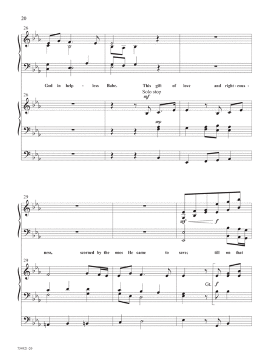 Worship His Majesty Organ scores gallery preview page 12