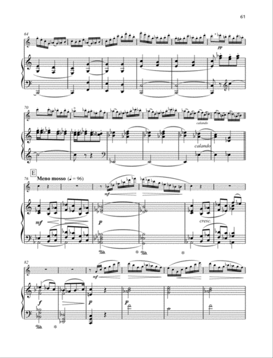 Ballade Flute Solo scores gallery preview page 6